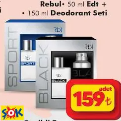 REBUL 50 ML EDT + 150 ML DEODORANT SETİ
